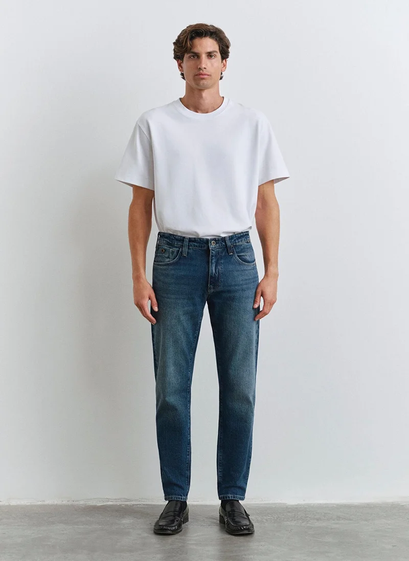 مافي London Deep Blue Denim Jean Pants