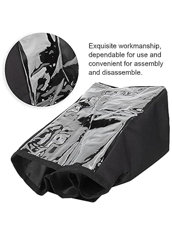 Generic Electric Wheelchair Control Panel Cover, Clear Electric Wheelchair Joystick Rain Cover, Power Controller Waterproof Cover(Black)  - Image 3