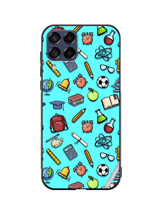 VR CREATIVE Protective Case Cover For Samsung Galaxy M53 Cartoon School Color Design Multicolour - Image 1