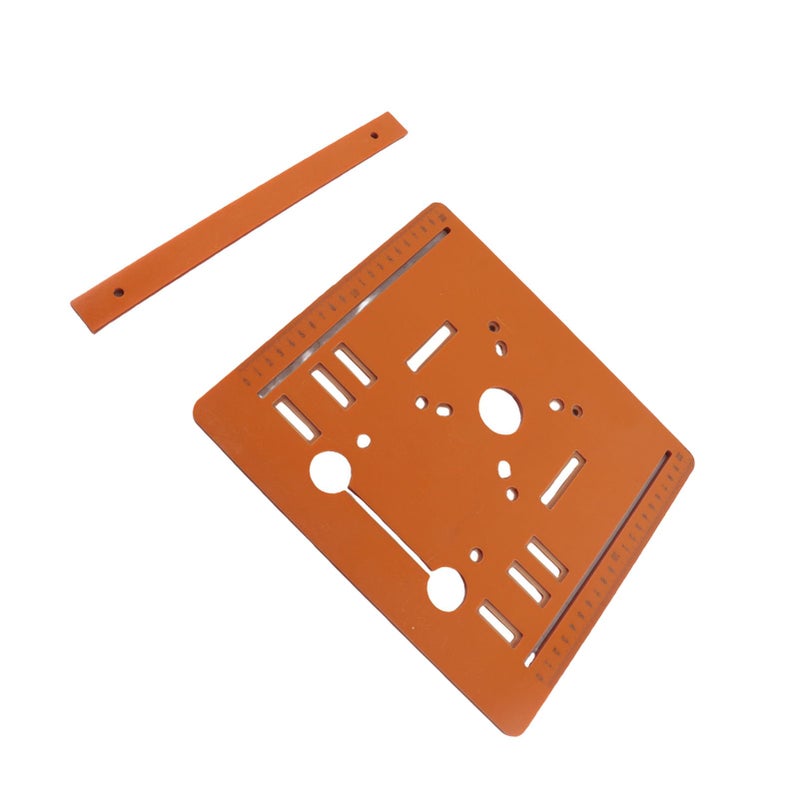 Phenolic Resin Circular Saw Base Plate 28x25cm with Clear Scale Markings and Hole Design - Image 3