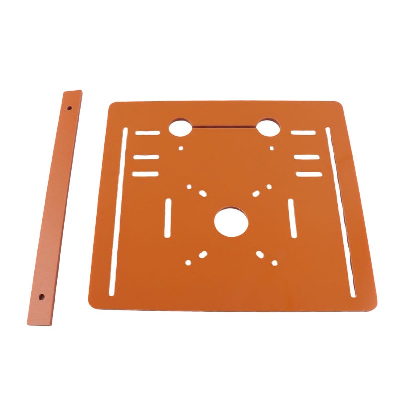 Phenolic Resin Circular Saw Base Plate 28x25cm with Clear Scale Markings and Hole Design - Image 5