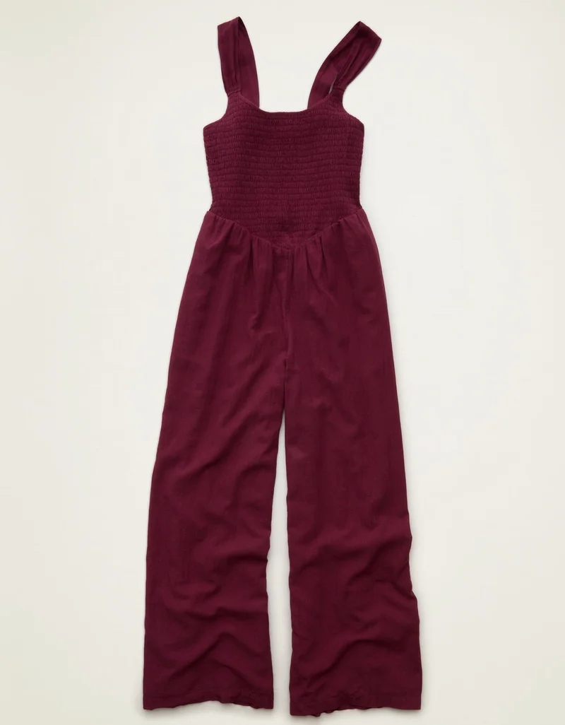 American Eagle  AE Smocked Bella Jumpsuit for Women | Best Price UAE