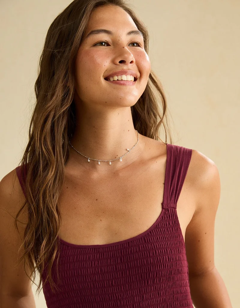 American Eagle  AE Smocked Bella Jumpsuit for Women | Best Price UAE