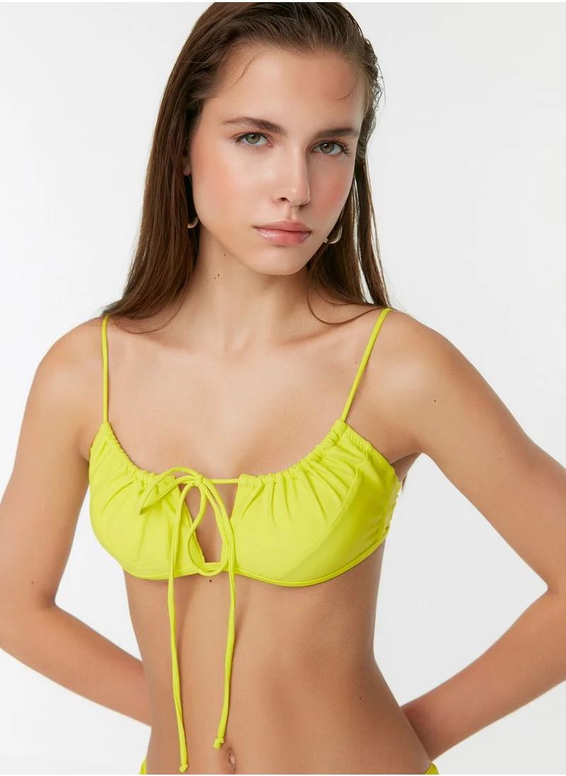 ترينديول Tie Detail Bikini Top