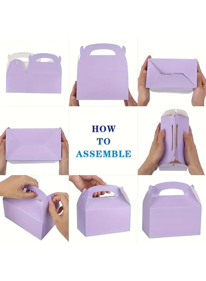 Light Purple Gift Box 35pcs 16x9x8.6cm Simple Stylish Design for Birthday Party Holiday Gifts - Image 4
