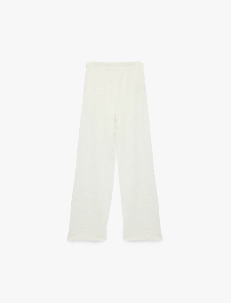 كوتون Wide Leg Trousers