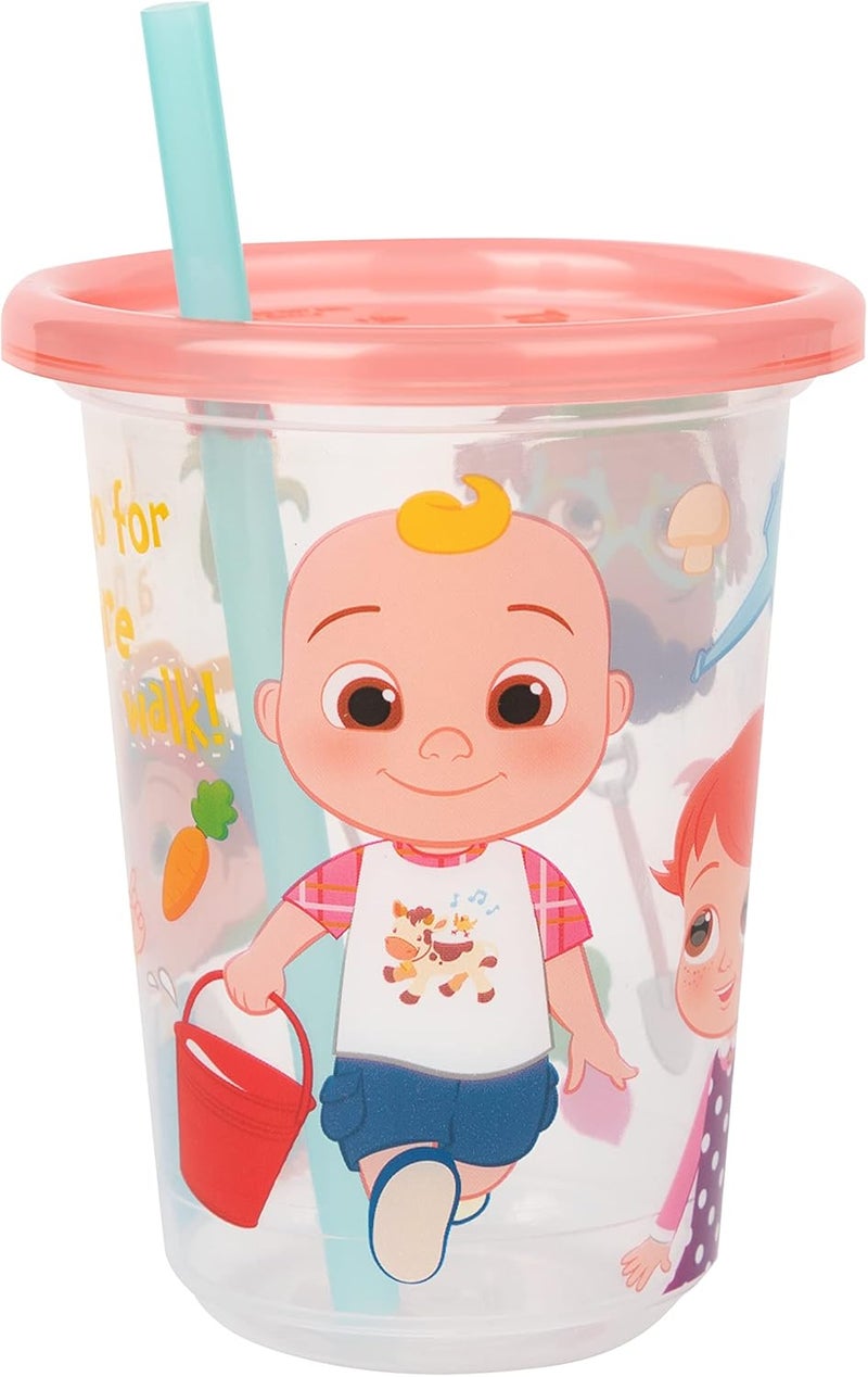 The First Years Take & Toss CoComelon Straw Cups 10 Oz - 8 Toddler Cups - Image 3