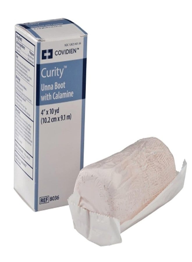Covidien 8036 Curity Unna Boot Bandage with Calamine, 4" x 10 yd