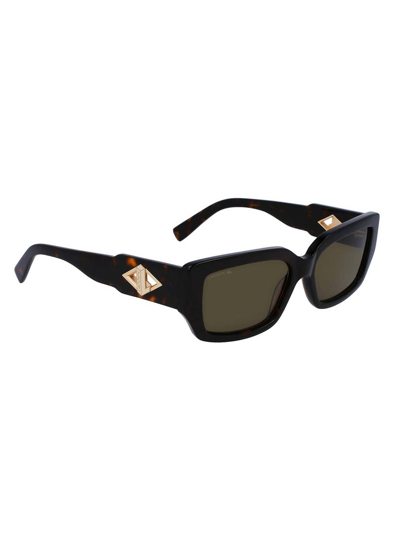 LACOSTE نظارة شمسية نسائية L6021S-214-5516 هافانا  - Image 3