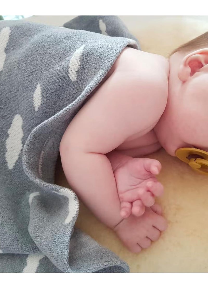 SMA Super Soft Clouds Plush Baby Blanket for Boys and Girls Newborn Infant Baby Toddler 100% soft Cotton Blanket Daycare with Thick and Soft Material Cozy Blanket for Gift - Image 2