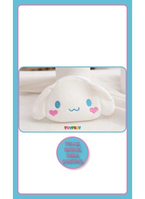 Toyfest Cinnamoroll Figured Zippered Mini Coin Purse & Bag - Keychain Bag Accessory Wallet 