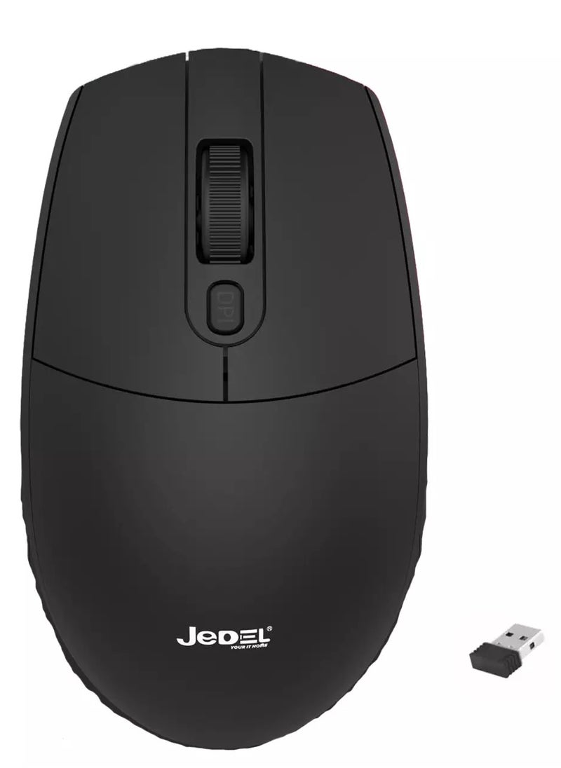 JeDEL - W927 Wireless Mouse - Optical Sensor 1600 DPI Adjustable - Image 1