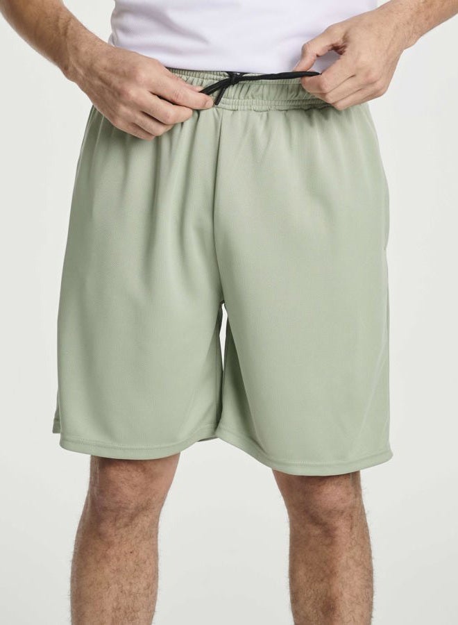 REALESSENTIALS 3 Pack Mens 2 in 1 Gym Shorts Workout Running Athletic Sport Spandex Underneath Compression Liner Exercise 7 Inch Pockets - Image 2