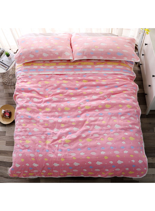 Towel Quilt Pure Cotton Six-layer Gauze Towel Quilt Soft And Comfortable Blanket Thickeneded Single And Double Summer Cool Quilt Manufacturer