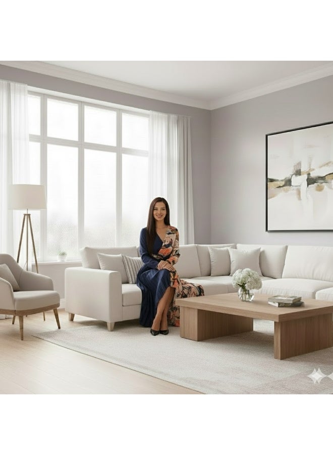 FULL JOY Elegant Women's Dress with a Luxurious, Modern Design; Pleated Silk Midi Dress In Navy With Long Sleeves; Evening Dresses, Occasion dresses - Image 2