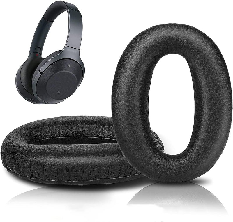 INF Ear Pads Compatible with Sony MDR-1000X WH-1000XM2 Black 1 Pair - Image 1