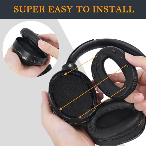 INF Ear Pads Compatible with Sony MDR-1000X WH-1000XM2 Black 1 Pair - Image 4