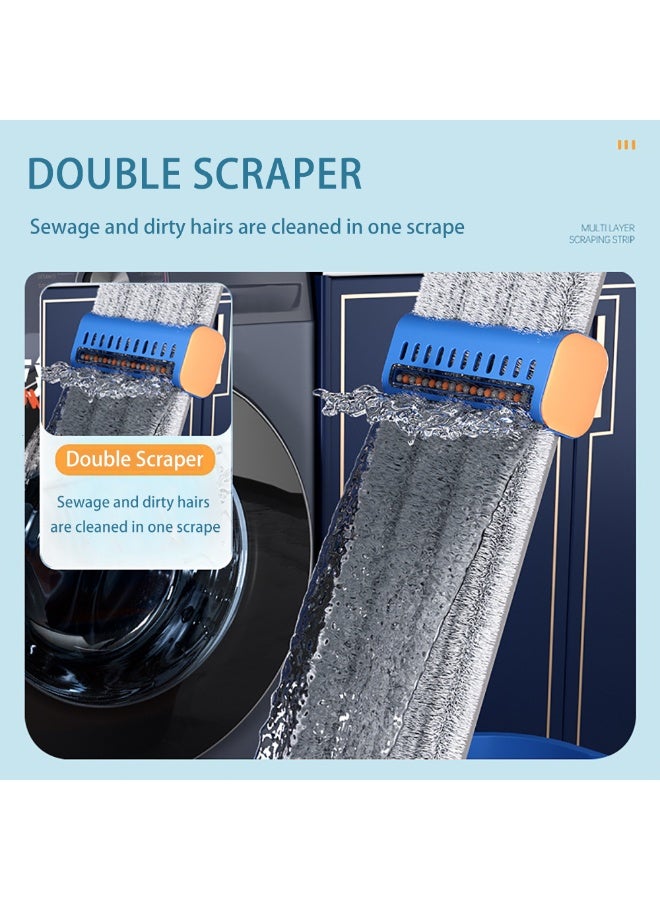 Large Flat Mop and Bucket Set, 360° Rotatable Adjustable Hardwood Floor Cleaning Mop with 6 Reusable Mop Pads, Wet and Dry Use Microfiber Mop, for Floor and Window Cleaning (Rectangle) - Image 4