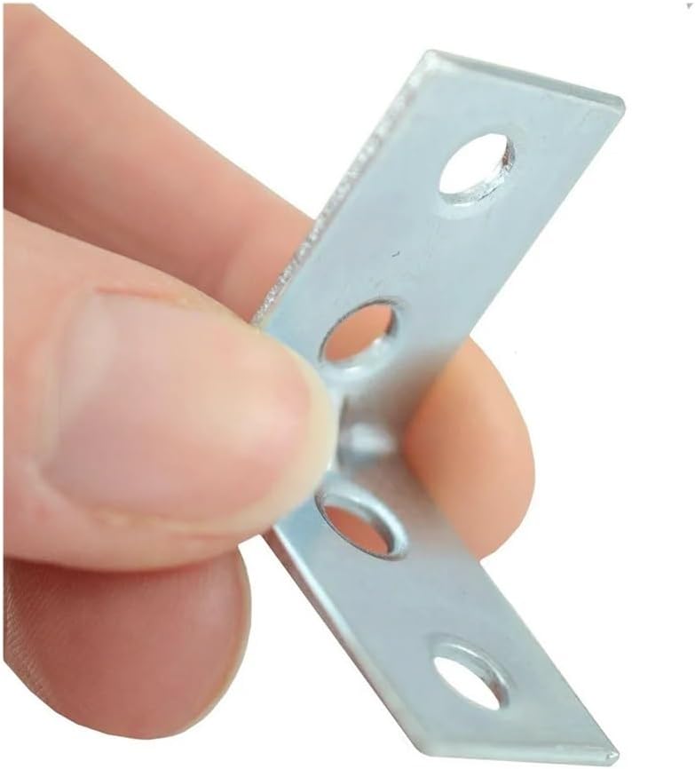 RWRAPS 10 Pack L Shaped Corner Brackets 2x2 Inch Metal Furniture Braces for Drawer Shelf Wall - Image 4