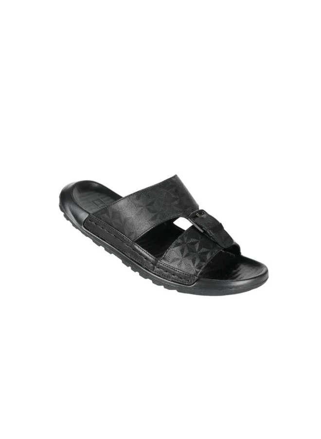 بارجيل أونو 008-3626 Barjeel Uno Mens Casual Sandals 23218-3 Black