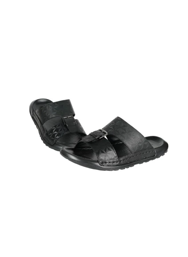 barjeel uno 008-3626 Barjeel Uno Mens Casual Sandals 23218-3 Black