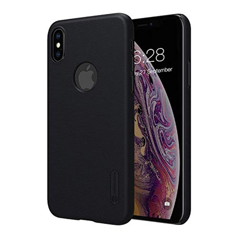 Nillkin iPhone XS Max 65in Case Frosted Hard Shield Phone Cover Black