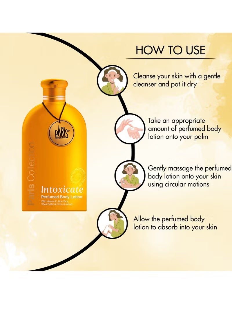 باريس كولكشن لوشن الجسم إنتوكسيكيت برائحة عطرية للجنسين، 400 مل - Image 3