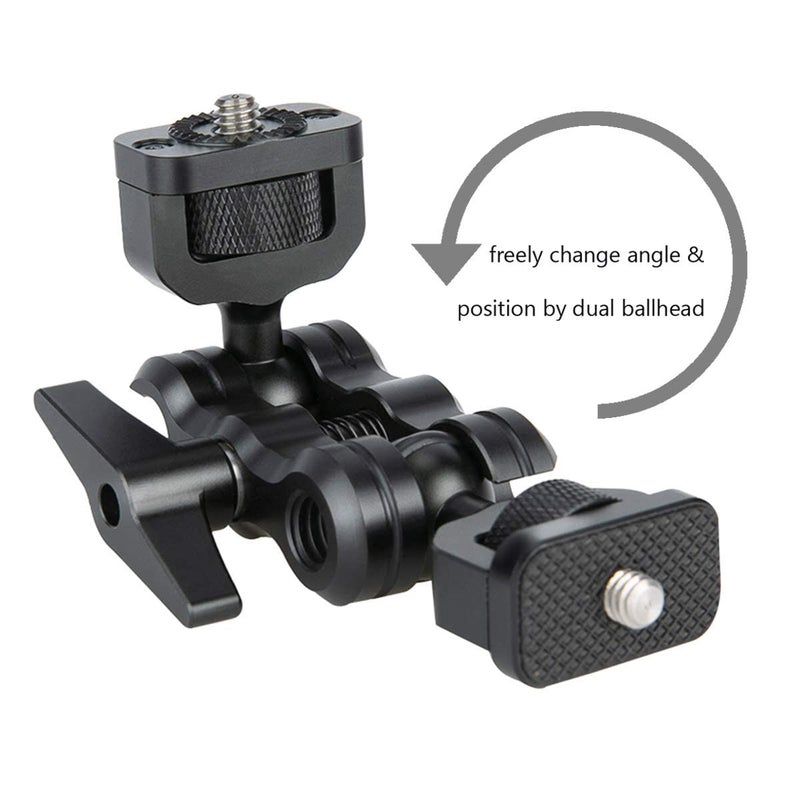 NICEYRIG حامل شاشة مزدوج الرأس NICEYRIG لجهاز Zhiyun Weebill S/Weebill Lab/Crane 2S/ Crane 3 Lab - 322 - Image 2