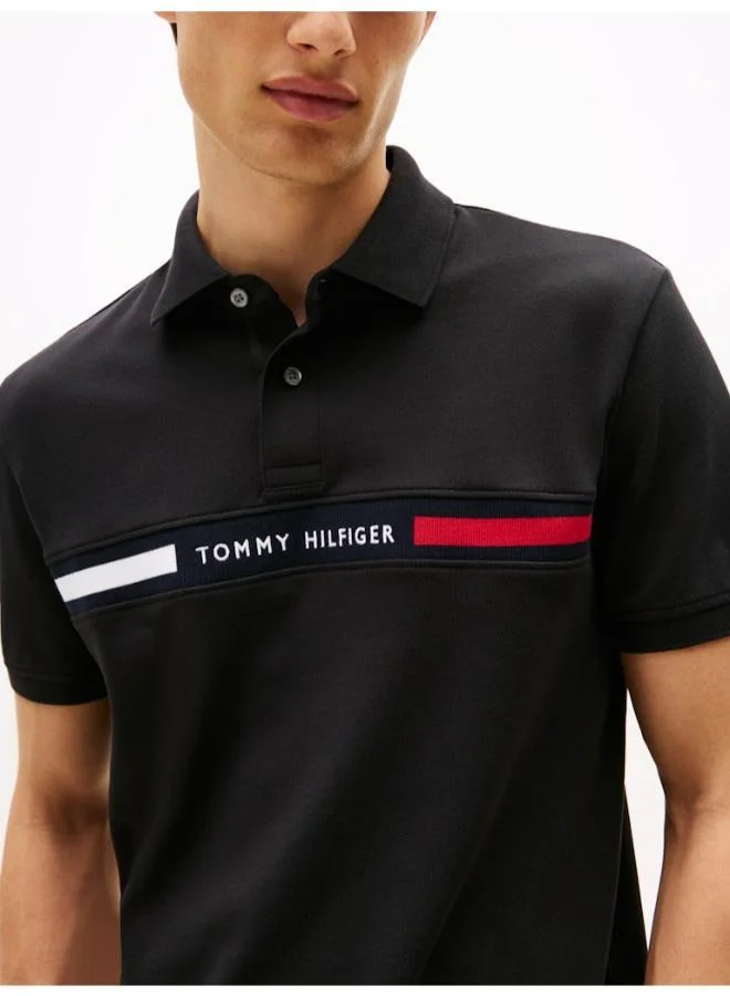 TOMMY HILFIGER Regular Fit Stretch Cotton Polo