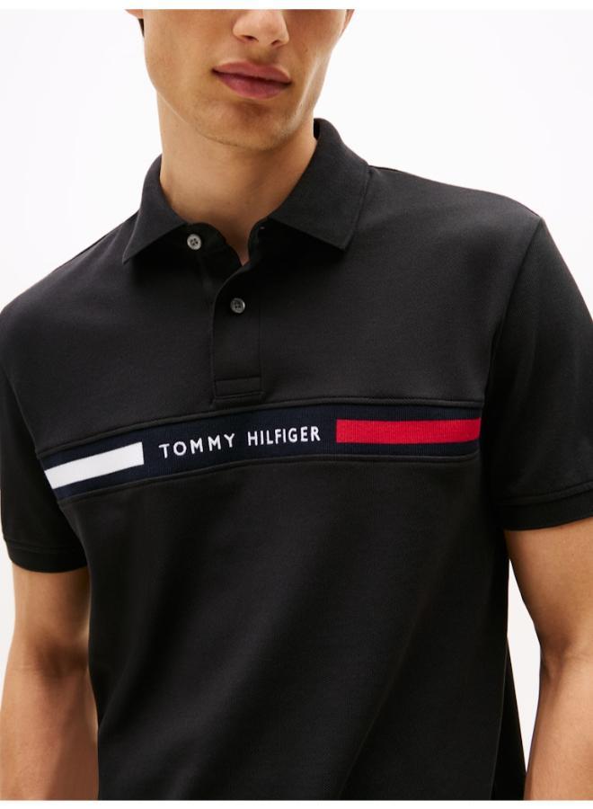 TOMMY HILFIGER Regular Fit Stretch Cotton Polo - Image 3