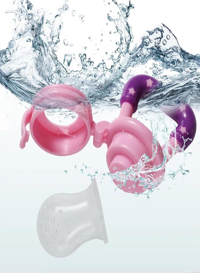 FIMALIA 2-in-1 Baby Fruit Feeder Pacifier & Teething Toy BPA-Free Food Grade Silicone Nibbler for Toddlers & Infants Easy to Clean Self-Feeding Tool with Dustproof Cover and Safety Lock - Image 4