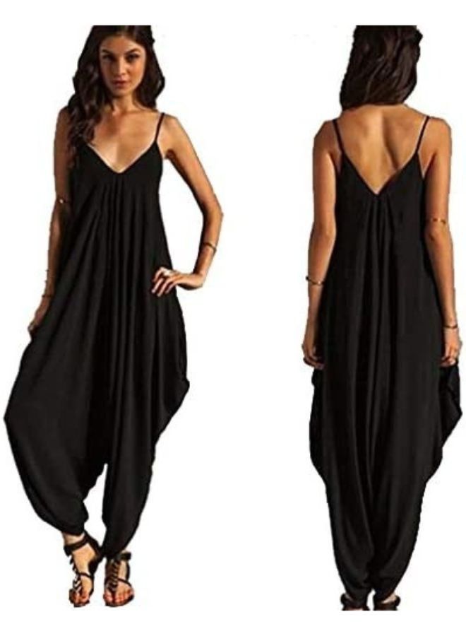 Jumpsuit with a V-neckline  - Image 2