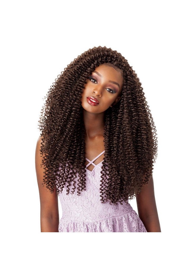 Sensationnel Lulutress Crochet Braiding Hair Diy Hair Style Crochet Braids Hair Extensions All Kanekalon Flame Retardant Synthetic Fiber Premade Precurled Locs And Twists Color Braids 3X Water Wave 20 (4) - Image 1