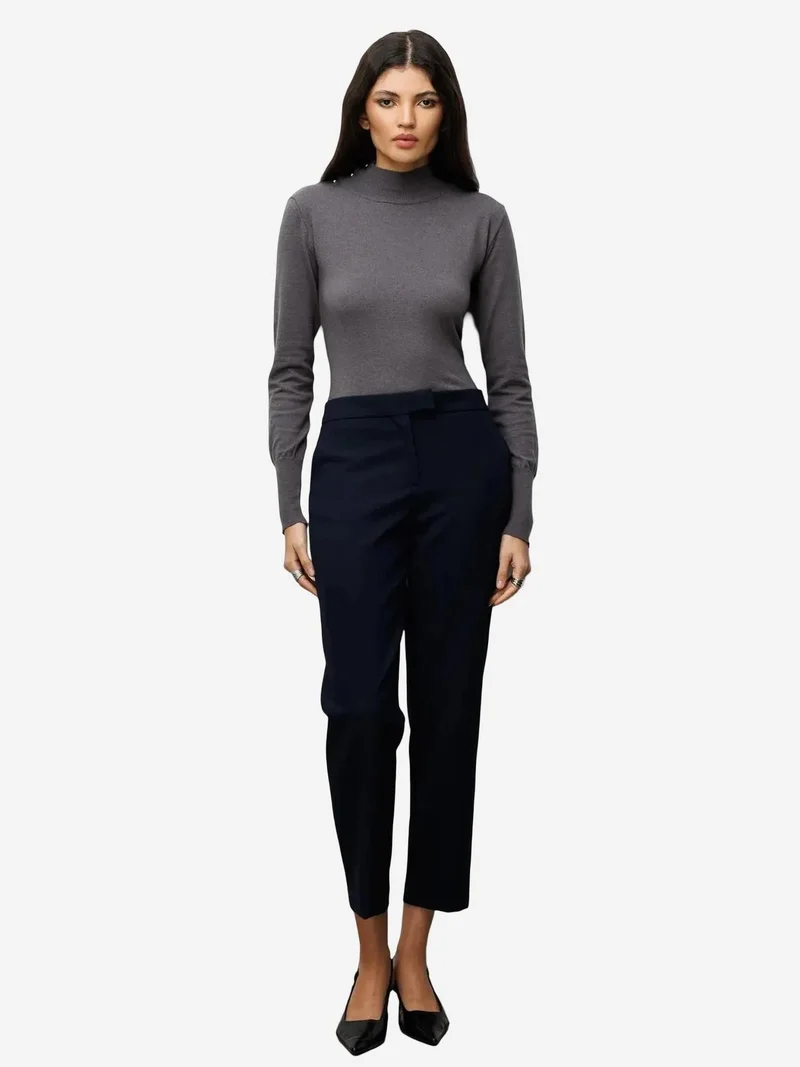MixRay MIXRAY Turtleneck Knit Sweater