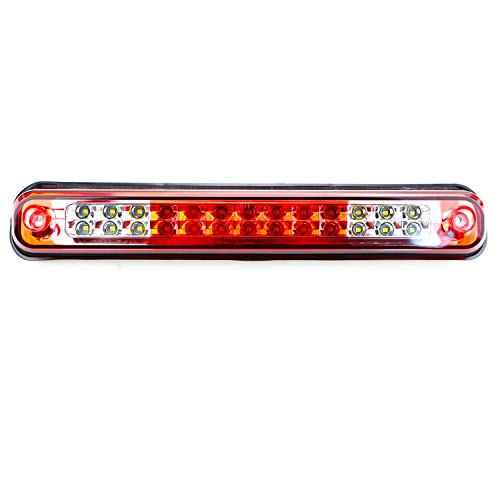 Tresound LED Third 3rd Brake light for 1988-2000 Chevy GMC C/K 1500 2500 3500 Rear Cargo Lamp High Mount Stop light (Red) - Image 5