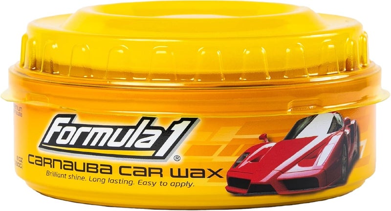 Formula 1 Carnauba Paste Car Wax High-Gloss Shine 8 oz., - Image 1