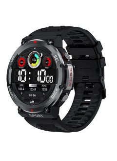 Lemfo Rugged Smart Watch, 1.39" HD Amoled Display Smart Watch, Ip68 Waterproof AI Voice Assistant Smart Wrist Watch With NFC Control, Smart Sports Health Watch With Multiple Sports Mode, (1pc, VIP Black)  - Image 1