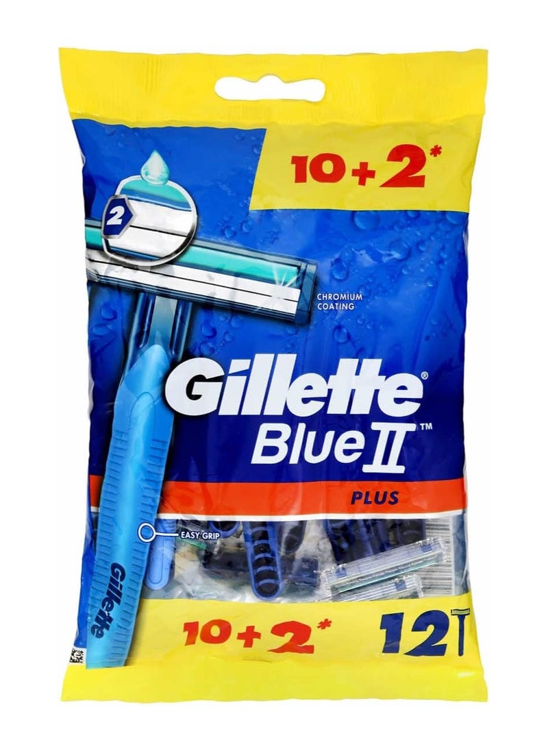 Gillette Gillette Blue 2 Disposable Razor Blades - 12 Blades 