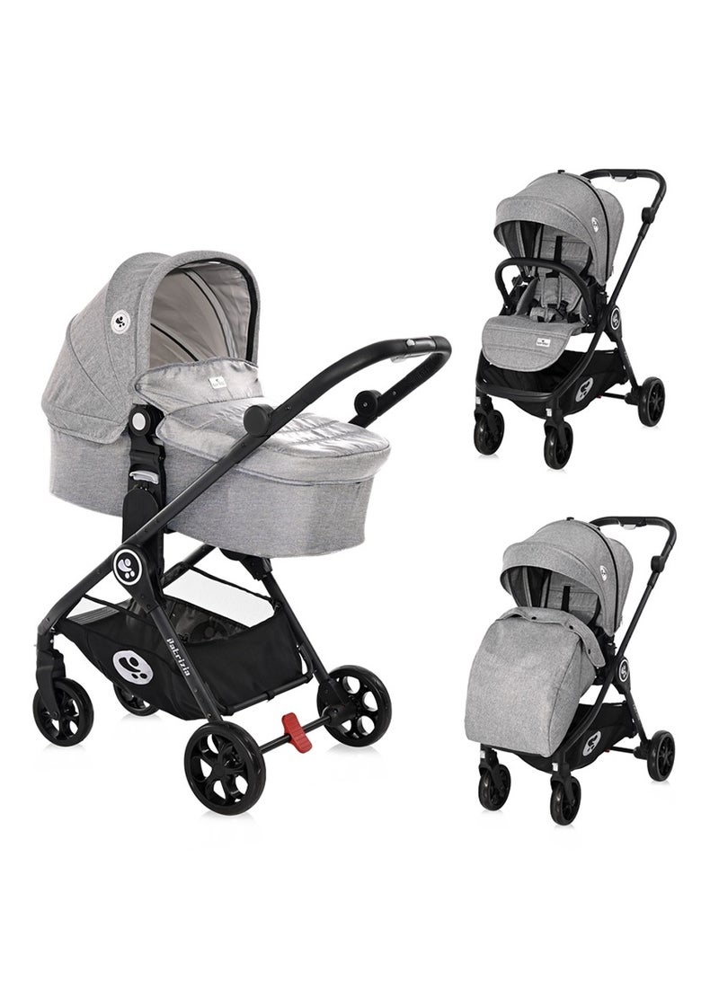 لوريلي عربة أطفال باتريزيا رمادي فاتح - Image 1