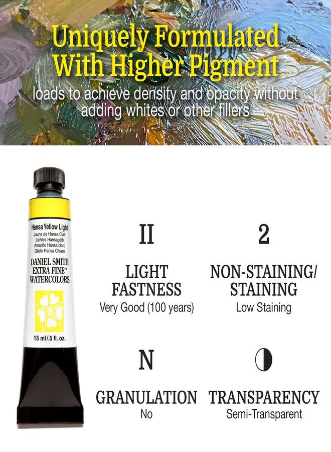Daniel Smith Gouache Hansa Yellow Light Paint, 1 Count (Pack of 1) - Image 3