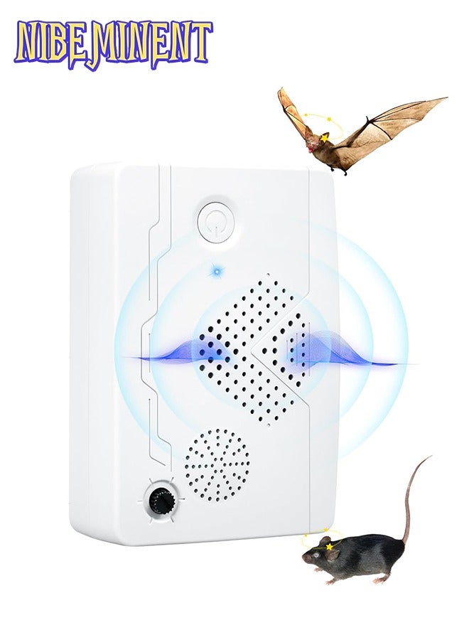 NIBEMINENT Ultrasonic Pest Repeller, USB Charging Ultrasonic Pest Mouse Bat Reject Repelling System, Outdoor/Indoor Electronic Repellent, Keep and Flee Away, Get Rid of Rat Squirrel Bug  - Image 1