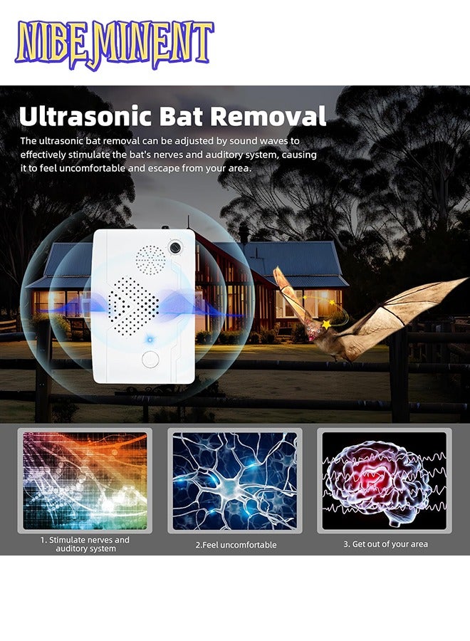 NIBEMINENT Ultrasonic Pest Repeller, USB Charging Ultrasonic Pest Mouse Bat Reject Repelling System, Outdoor/Indoor Electronic Repellent, Keep and Flee Away, Get Rid of Rat Squirrel Bug  - Image 2