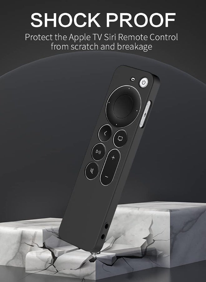 Silicone Case for Apple TV 4K Siri Remote 2021 with Silicone TV Box Case for Apple TV 4K 2021 Shock Resistant, Slip Resistant, and Drop Resistant  - Image 3