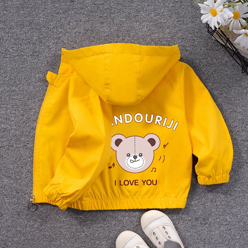 Autumn New Girls' Coat Baby Girls' Coat Coat Jacket Boys And Girls Hooded Cardigan Children'S Charge Clothes Cute - Image 3