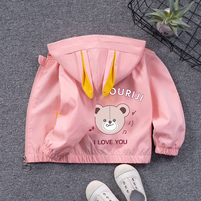 Autumn New Girls' Coat Baby Girls' Coat Coat Jacket Boys And Girls Hooded Cardigan Children'S Charge Clothes Cute - Image 5