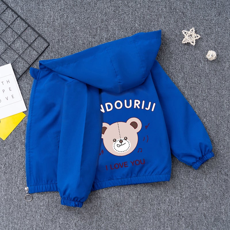 Autumn New Girls' Coat Baby Girls' Coat Coat Jacket Boys And Girls Hooded Cardigan Children'S Charge Clothes Cute - Image 4