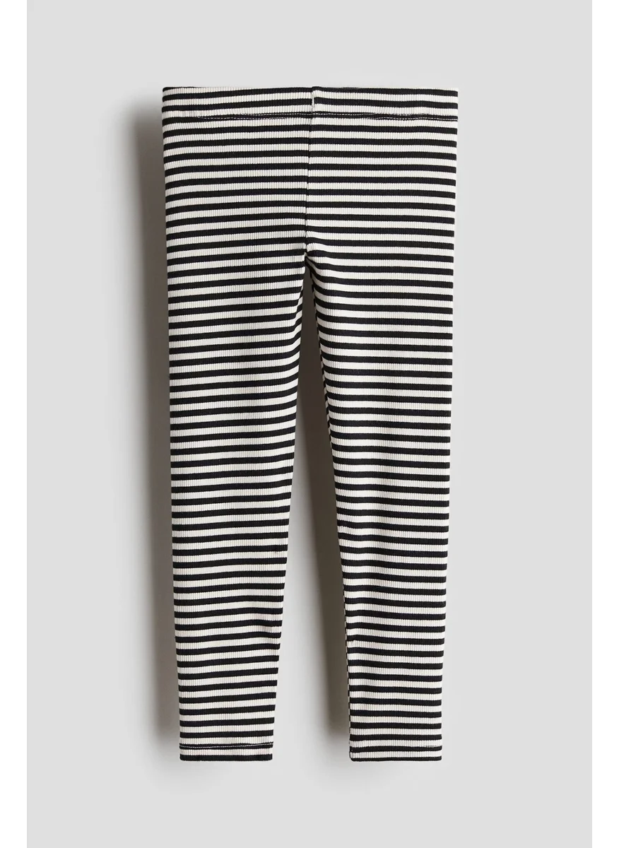 H&M Ribbed Jersey Leggings