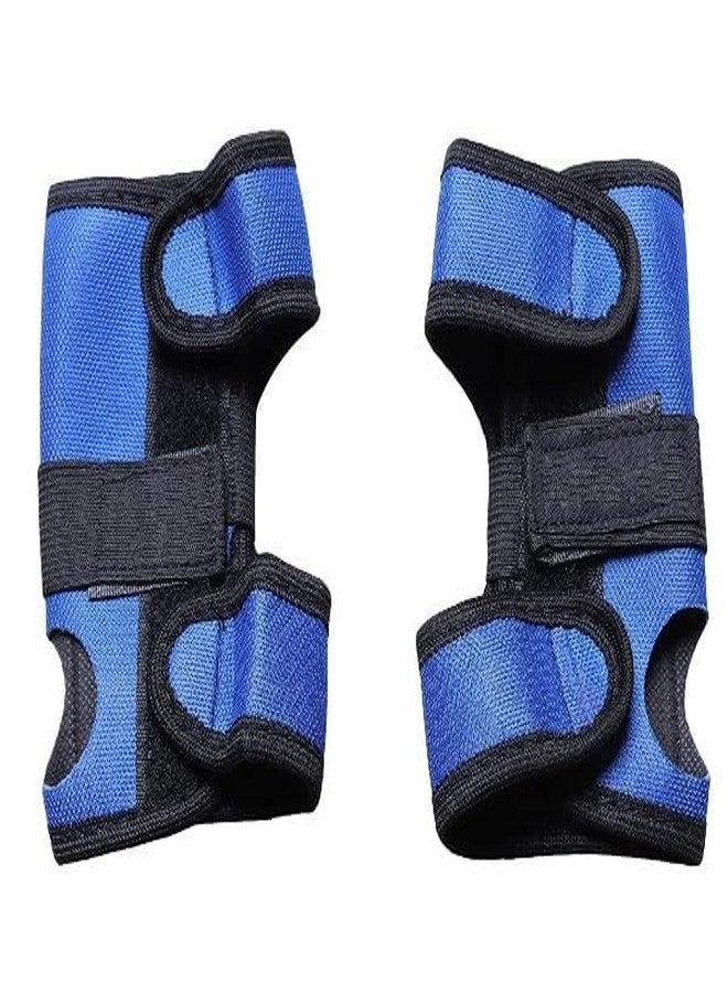 Plenteous مجموعة واقيات خوذة ولوح تزلج للأطفال من بلينتوس، معدات حماية لركوب الدراجات للأطفال الصغار، واقيات للركبة والمرفق والمعصم، مناسبة للفتيات والفتيان من عمر 6-8-10-12-14-16 سنة، للدراجات والسكوتر والتزلج على العجلات والتزلج المضمن (متوسط) - Image 4