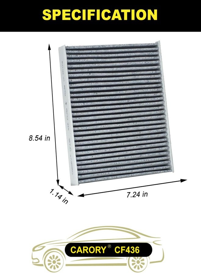 Carory Cabin Air Filter w/Activated Carbon for Subaru Outback (2020-2025), Crosstrek (2018-2023), Ascent (2019-2025), Legacy (2020-2025), Impreza (2017-2023), OE# 72880-FL500, CF12436 - Image 5