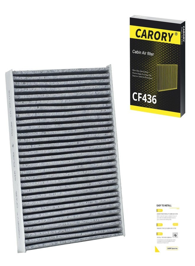 Carory Cabin Air Filter w/Activated Carbon for Subaru Outback (2020-2025), Crosstrek (2018-2023), Ascent (2019-2025), Legacy (2020-2025), Impreza (2017-2023), OE# 72880-FL500, CF12436 - Image 1